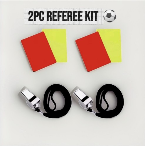 Pack soccer referee kit - 2,
