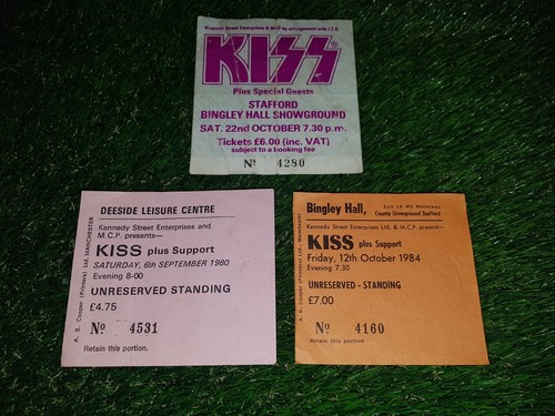 Kiss original vintage - x3,