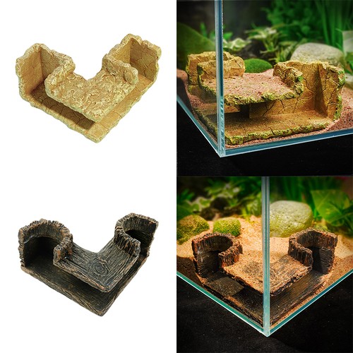 Fish tank corner tunnel resin - fish,