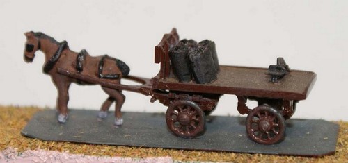 Coal cart horse drawn - , e22