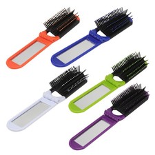  2 Count Portable Small Comb Multifunctional Foldable Mirror with