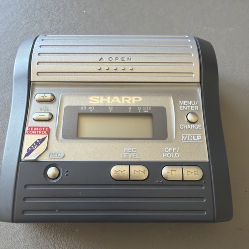 Sharp minidisc player recorder - sharp,