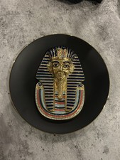 The Mask Of Tutankhamun 22 Karat Gold Plate Ltd Edition Osiris Porcelain 1992