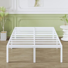 White Small Double Bed Frame