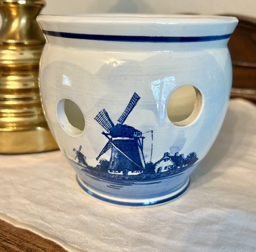 Vtg delft blue white - delft, tulip