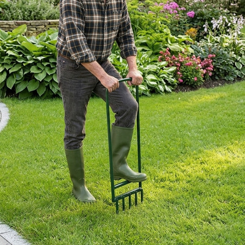 Lawn aerator manual - lawn, spikes