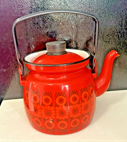 Vintage finel red enamel - finel,