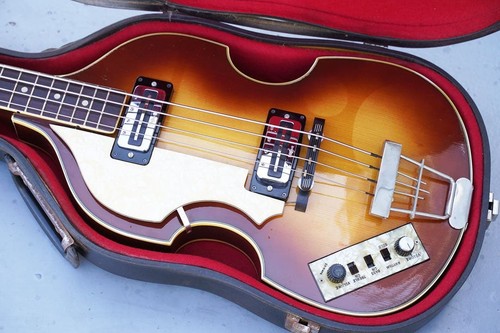 Rare 1970s left handed hofner - rare,