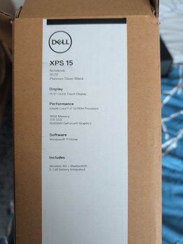 Dell xps 9520 4k oled - xps, 15