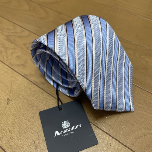Aquascutum regimental silk - regimental, tie