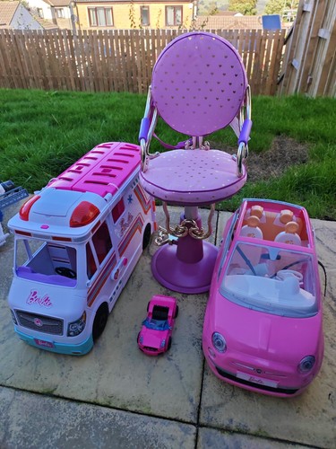 Barbie toy bundle bus - toy,