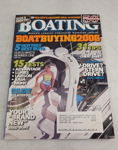 Boating magazine january 2006 - magazine,