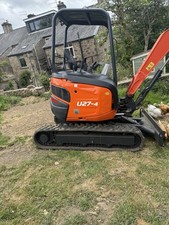 Kubota U27-4 2016 Excavator NO VAT  