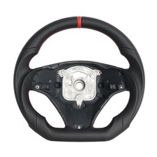 Full Leather Steering Wheel For BMW E90 E92 E93 M3 328i 335i Manual 2005-2012