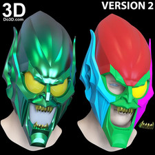 GREEN GOBLIN Helmet 3D Printed