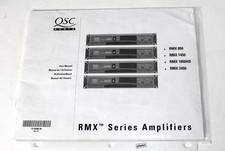Qsc rmx series amplifier user - rmx,