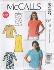 McCalls Sewing Pattern 6927