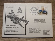 FLOWN RAF FINNINGLEY OPEN DAY FDC DONCASTER 1986 #2406