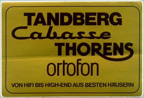 Tandberg thorens cabasse - tandberg,