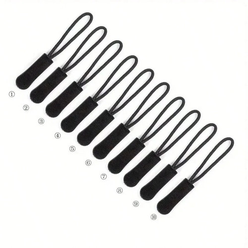 10pc zipper pulls - 10pc,