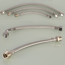 Basin Hose Pipe Flexible Tap Connectors Flexi Tails Monobloc Mixer Tap Pipe 1/2"