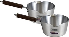 TEA POT MILK PAN SAUCEPAN  (2X