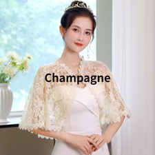 Women Lace Shrug Bolero Cape