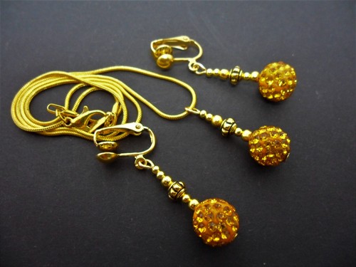 Gold colour shamballa style - gold,