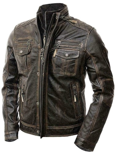 Mens distressed motorcycle - mens,