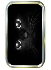 Cats Eyes 1oz Gold Tobacco Tin,Smoking Tin,Novelty Tin