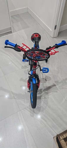 Kids spider man bike - 16, inch