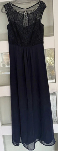 Monsoon navy lace dress - ,