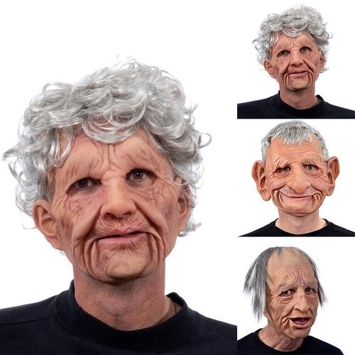 Old man mask latex cosplay - 'old,