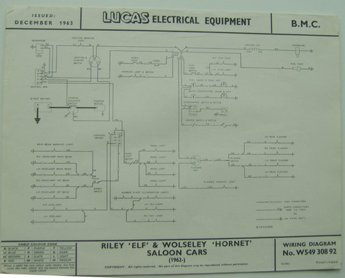 Original lucas wiring diagram - original,