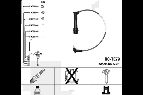 Ignition cable kit fits lexus - ignition,