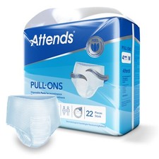 Attends Pull Ons Adult Incontinence Pants Number 4 Size Medium 1 x Pack of 22