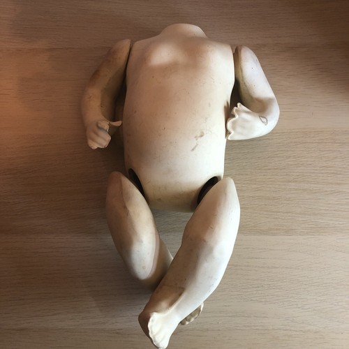 Vintage porcelain doll parts - porcelain,