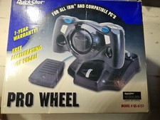 QUICKSHOT PRO WHEEL MODEL No QS-6151 INCLUDING PEDAL