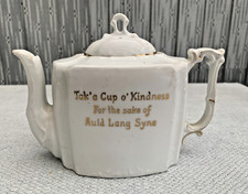 Antique AULD LANG SYNE  Teapot