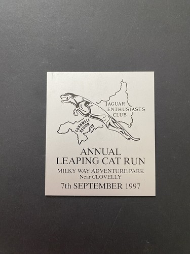 Jaguar enthusiasts club 1997 - jaguar,