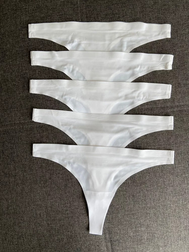Pack ladies white - white, thongs