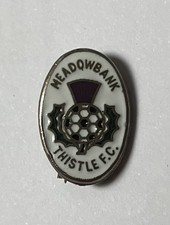 Vintage Meadowbank Thistle Pin