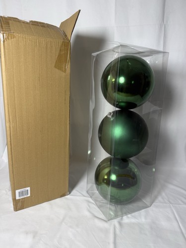 Jumbo christmas baubles green - christmas,