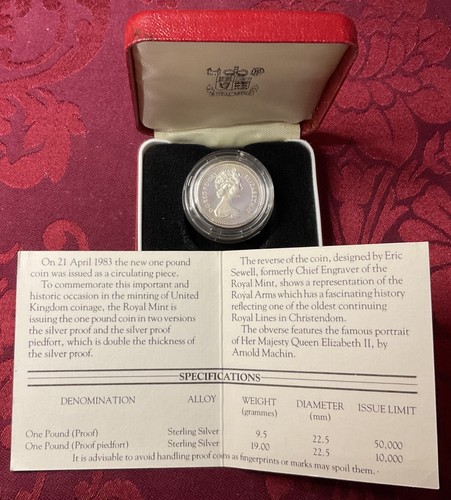 Royal mint 1983 silver - £1,