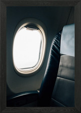 Airplane window Framed Wall