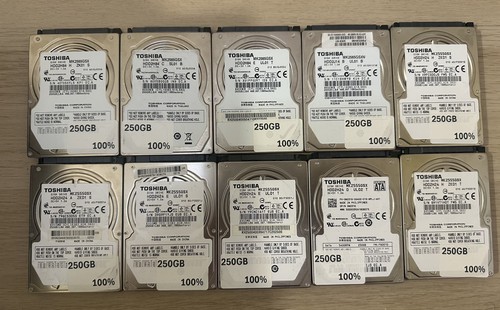 Joblot 250gb toshiba - x,