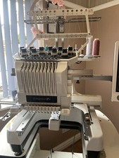 Brother Embroidery Machine 10 Needle - PR1000e &extras