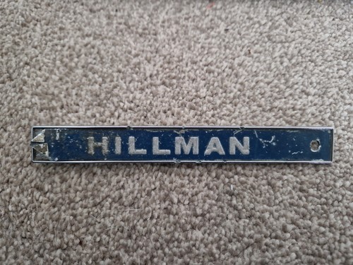 Vintage hillman metal car body - vintage,