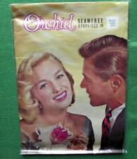 c1960 Orchid Reinforced Heel Toe RHT Vintage Stockings 10 MEDIUM LARGE TAN