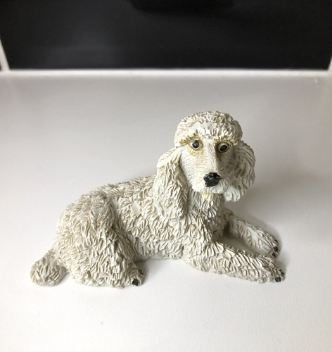 Vintage white poodle figurine - vintage,